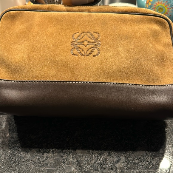 Loewe Handbags - 🌺🔥 Luxurious Loewe Large Suede Pouch🔥🔥🔥